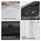 Premium Collapsible Carry-On Luggage (Obsidian Black)