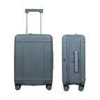 Premium Collapsible Carry-On Luggage (Slate Blue)