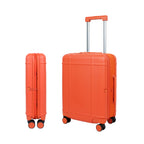 Premium Collapsible Carry-On Luggage (Sunset Orange)