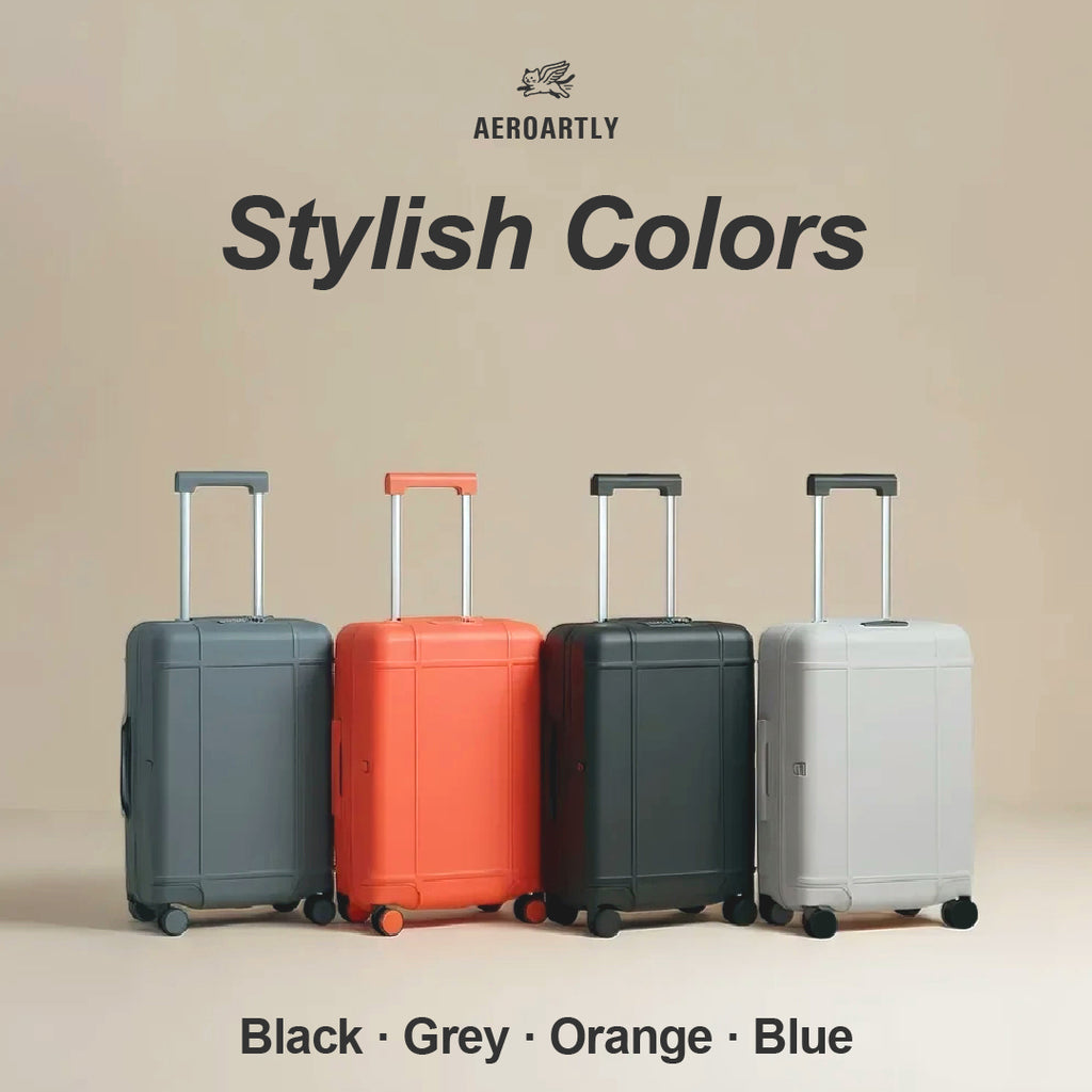 Premium Collapsible Carry-On Luggage (Slate Blue)