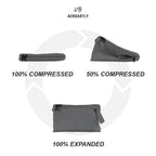 Premium Compression Packing Cubes - 4pc (Charcoal Grey)