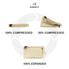 Premium Compression Packing Cubes - 4pc (Sandstone Beige)